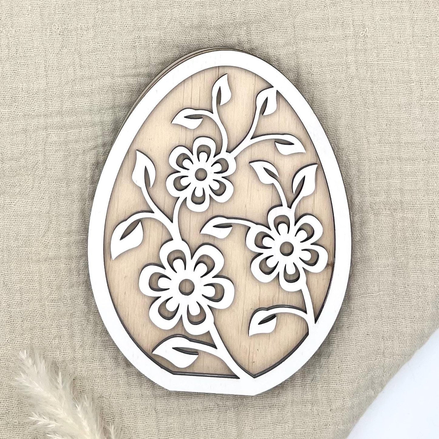 Osterei Geldgeschenk aus Holz Personalisiert & lackiert Ideal für Ostern, Geld sowie Gutscheinkarten haben Platz