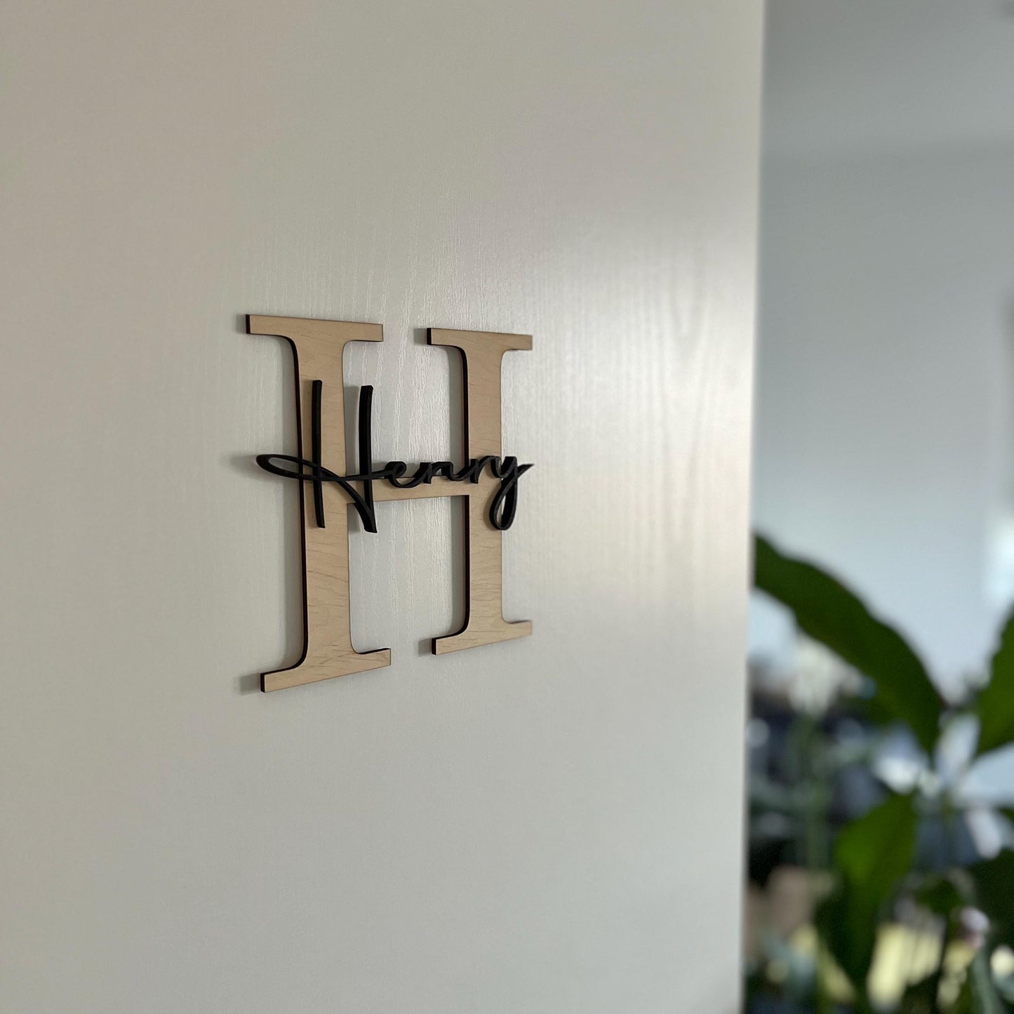 Namensschild Holz Junge Madchen personalisiertes Türschild fürs Kinderzimmer Geschenk zur Geburt oder Geburtstag Deko Babyzimmer