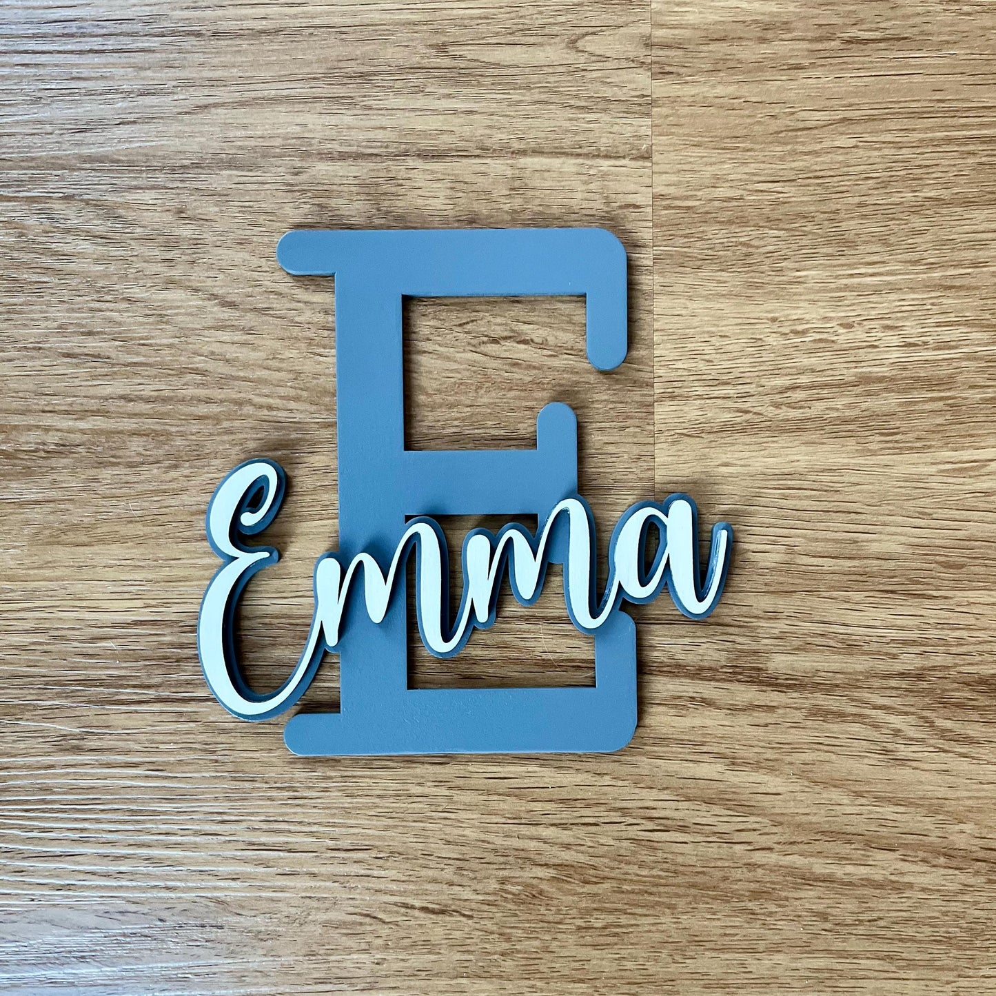 Namensschild als Taufgeschenk personalisiertes Türschild mit Buchstabe & Name Taufgeschenk für Mädchen Jungen Kinderzimmer Deko