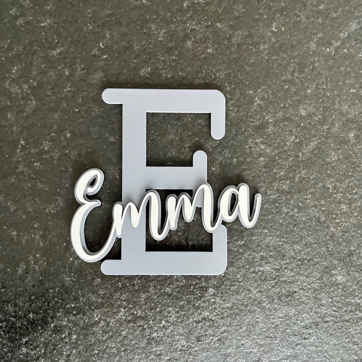 Namensschild als Taufgeschenk personalisiertes Türschild mit Buchstabe & Name Taufgeschenk für Mädchen Jungen Kinderzimmer Deko