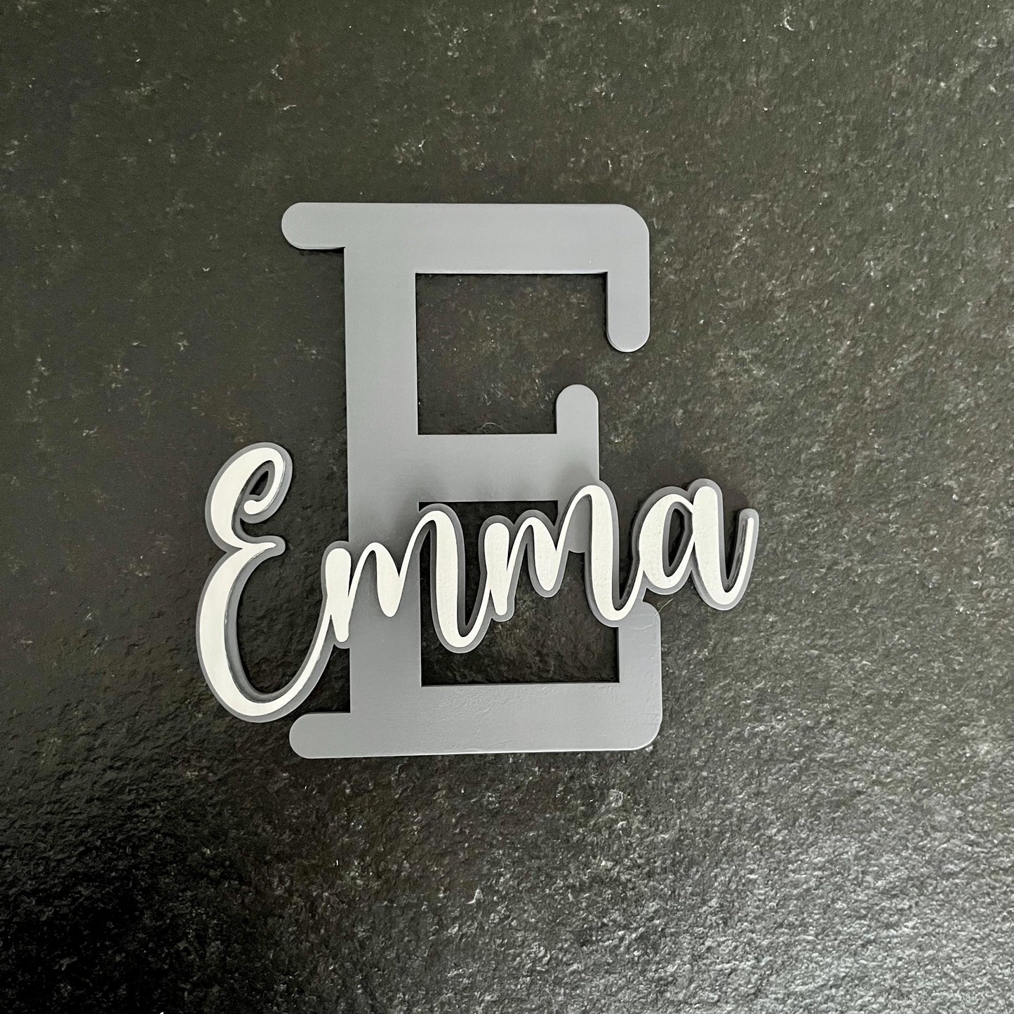 Namensschild als Taufgeschenk personalisiertes Türschild mit Buchstabe & Name Taufgeschenk für Mädchen Jungen Kinderzimmer Deko
