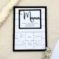 Personalisiertes Puzzle Mama | Geschenk Muttertag personalisiert mit Namen - LaserArt Germany