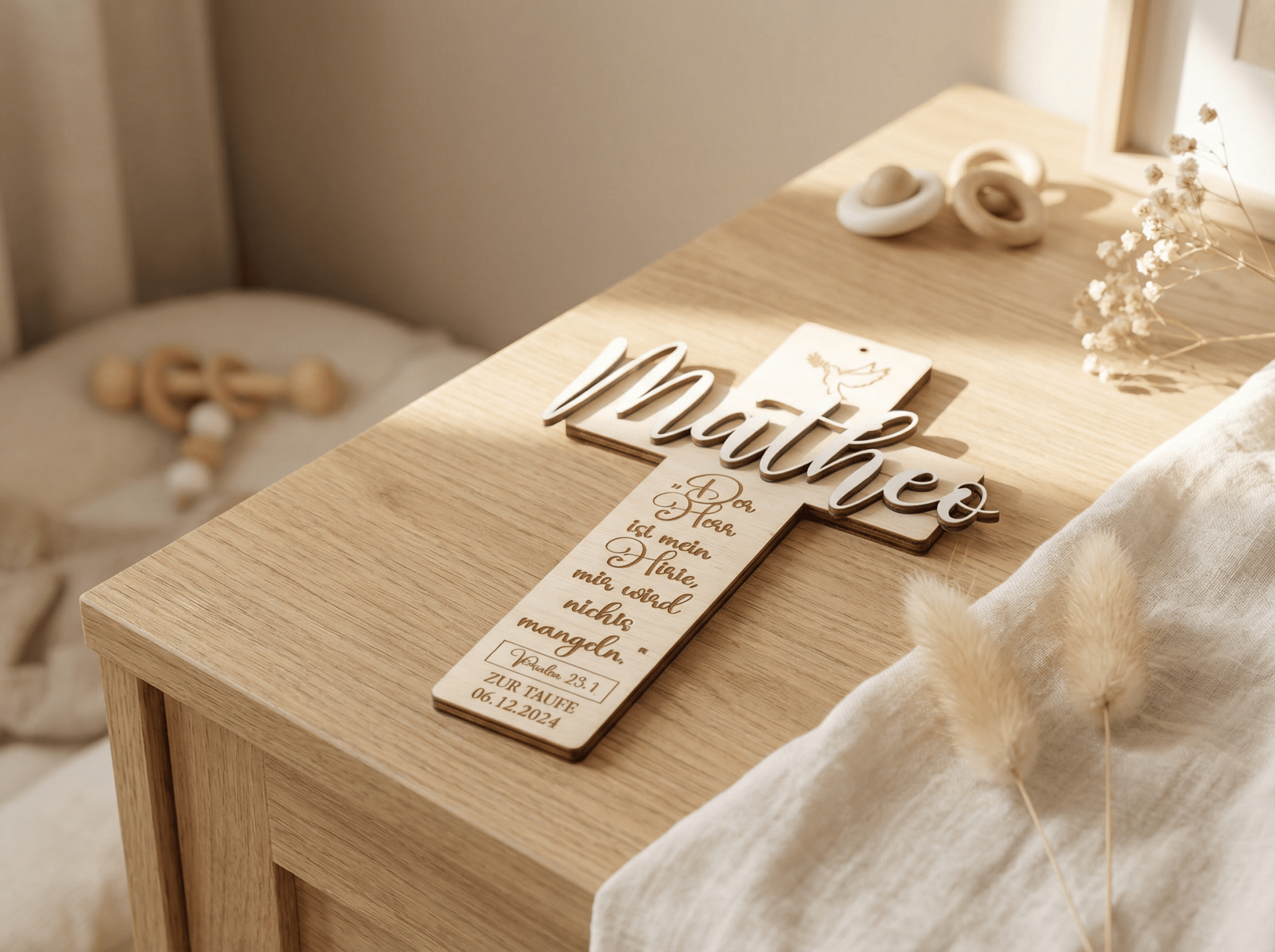 Der Ultimative Guide zu Personalisierten Taufkreuzen – Bedeutung, Ideen & Inspiration - LaserArt Germany