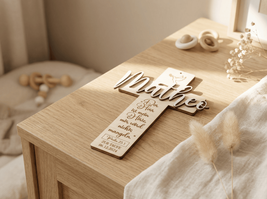 Der Ultimative Guide zu Personalisierten Taufkreuzen – Bedeutung, Ideen & Inspiration - LaserArt Germany