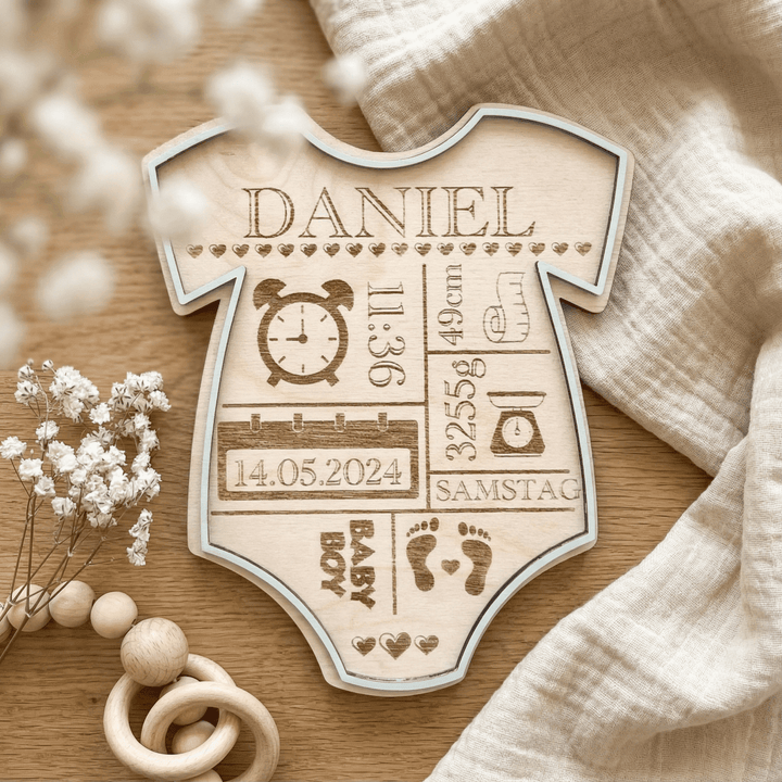 Geschenke zur Geburt personalisiert: 17 Ideen, die wirklich bleiben - LaserArt Germany