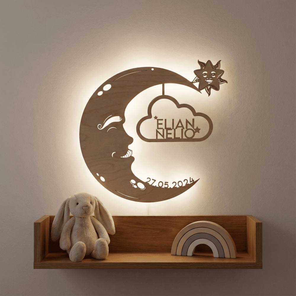 Nachtlicht Kids Room Personalized: Wann lohnt sich Wood statt Kunststoff?