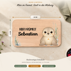Frühstücksbrettchen personalisiert - Küste & Polarwelt