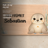 Frühstücksbrettchen personalisiert - Küste & Polarwelt