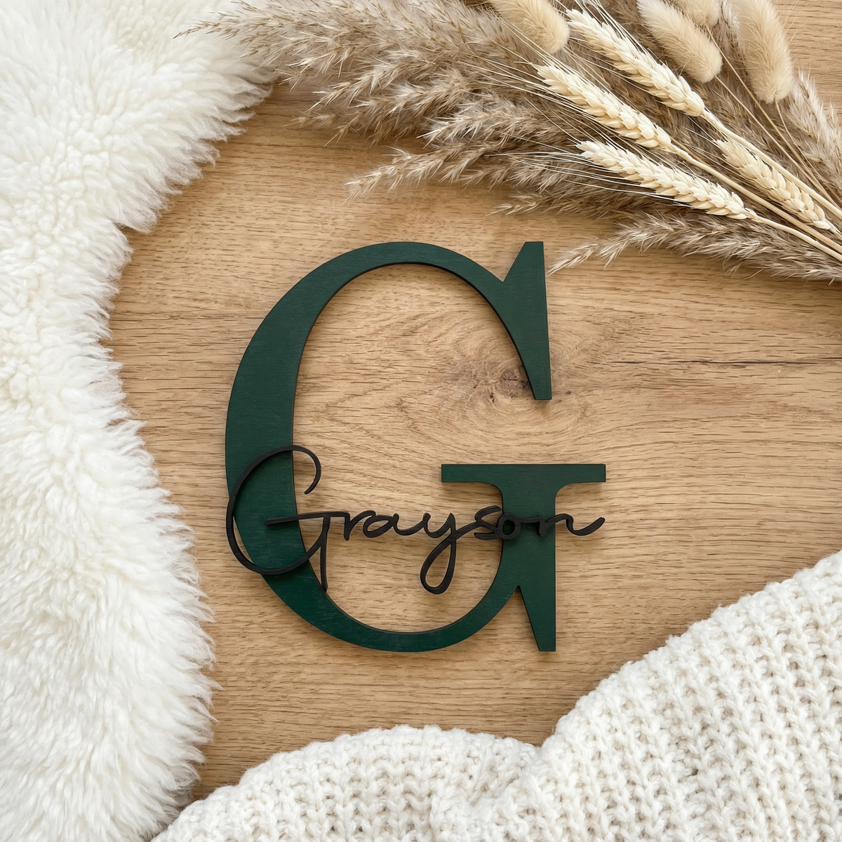 Türschild Kinderzimmer – Namensschild aus Holz