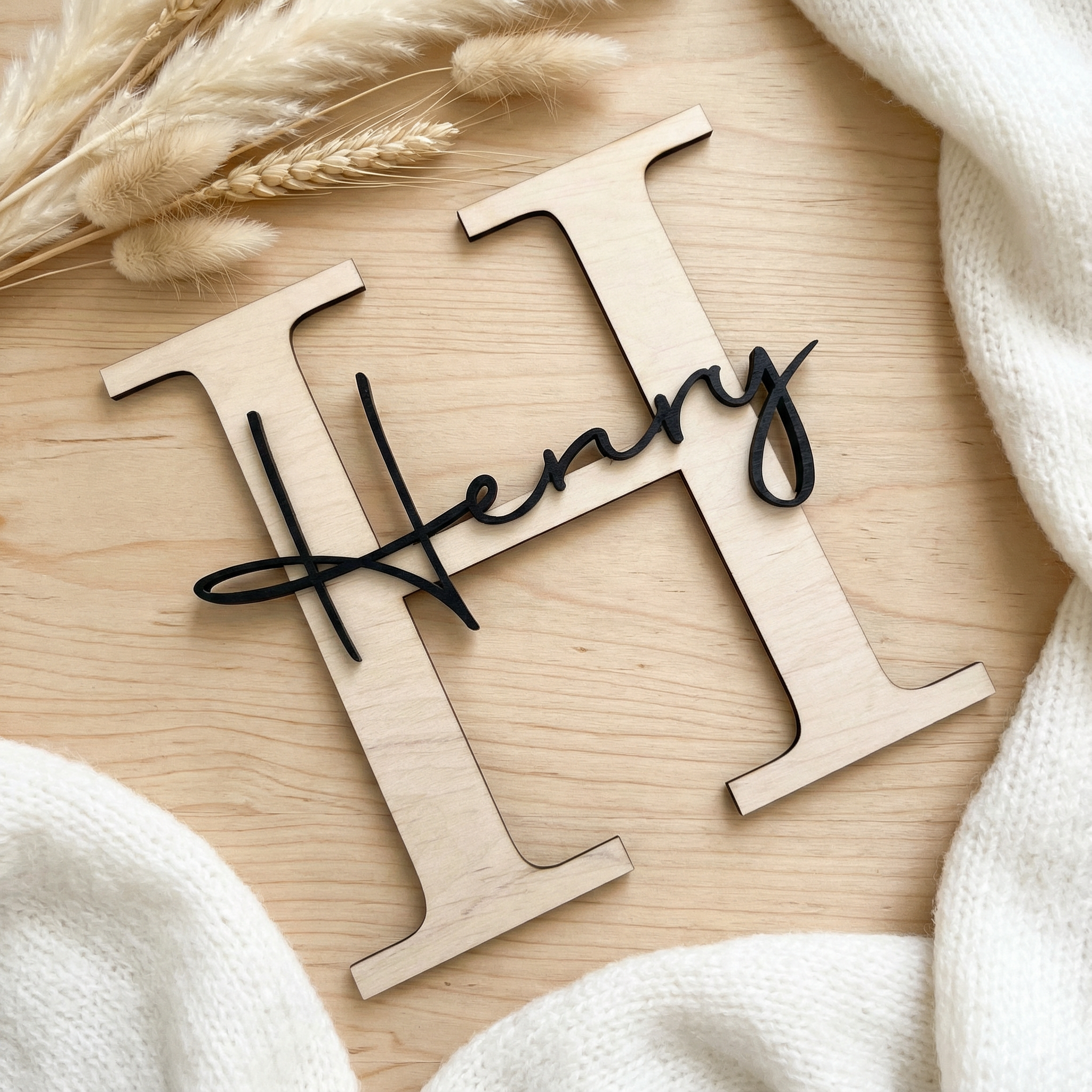 Kinderzimmer Türschild aus Holz | Namensschild Kinderzimmer