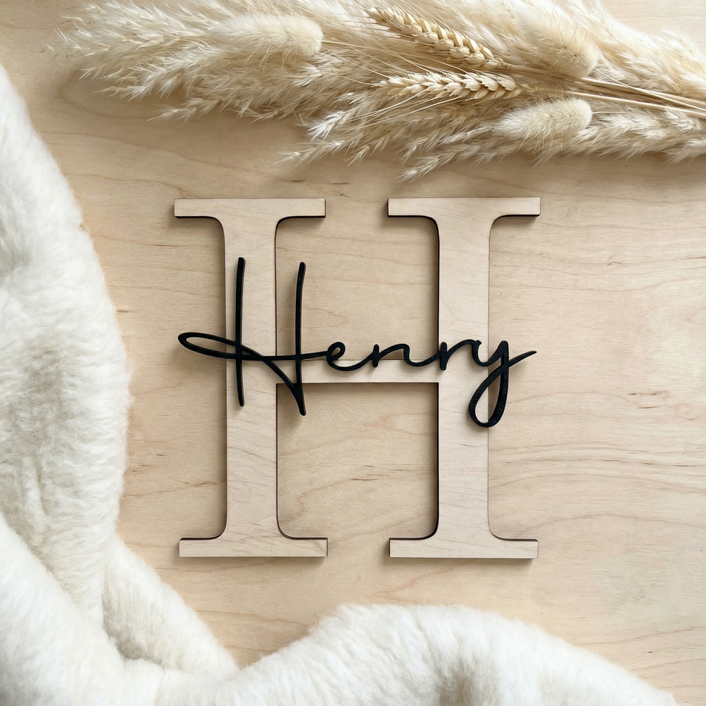 Kinderzimmer Türschild aus Holz | Namensschild Kinderzimmer