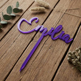 Cake Topper aus Acryl personalisiert | Geburtstag & Hochzeit - LaserArt Germany