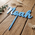 Cake Topper aus Acryl personalisiert – Draufsicht