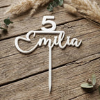 Cake Topper aus Acryl personalisiert – Verschiedene Schriftarten im Vergleich