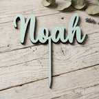 Cake Topper aus Holz personalisiert | Geburtstag & Hochzeit - LaserArt Germany