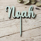 Cake Topper aus Holz personalisiert | Geburtstag & Hochzeit - LaserArt Germany