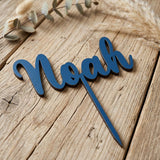 Cake Topper aus Holz personalisiert | Geburtstag & Hochzeit - LaserArt Germany