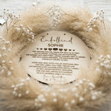 Enkelkind Taufgeschenk aus Holz von Oma Opa - LaserArt Germany