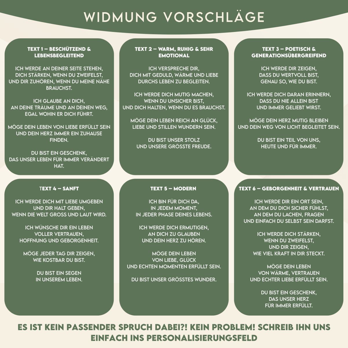 Taufgeschenk von Oma & Opa aus Holz für Enkelkind – Frontalansicht mit Taufdatum graviert