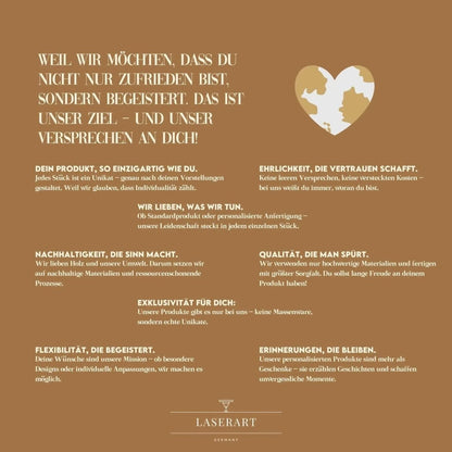 Familie Namensschild | Personalisierbares Geschenk zum Einzug - LaserArt Germany