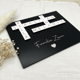 Familien Scrabble | Personalisiertes Geschenk für die Familie - LaserArt Germany