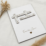 Familien Scrabble | Personalisiertes Geschenk für die Familie - LaserArt Germany