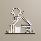 Familienschild in Hausform zum Einzug | Holz - LaserArt Germany