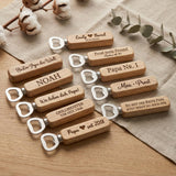 Flaschenöffner Papa personalisiert – Geschenk für Papa aus Holz mit Gravur - LaserArt Germany