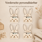 Geldgeschenk Ostern Osterhase aus Holz personalisiert – Osterdeko-Anwendungsbeispiel