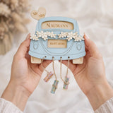 Geldgeschenk zur Hochzeit aus Holz – personalisiertes Hochzeitsauto - LaserArt Germany