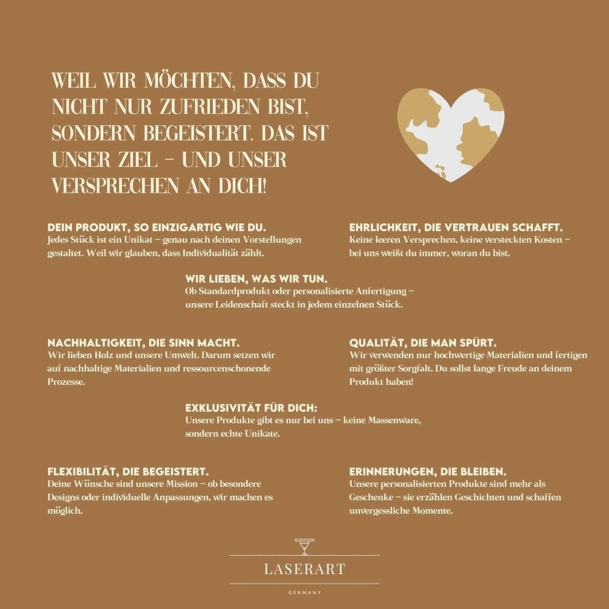 Geschenk zum Hochzeitstag | Hand - in - Hand Motiv mit Namen - LaserArt Germany