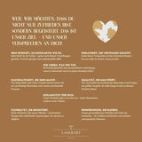 Hand - in - Hand - Motiv mit Namen & Datum | Hochzeitsgeschenk personalisiert - LaserArt Germany