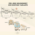 Größenvergleich Hochzeitsauto: Varianten von 15 bis 30 cm Breite