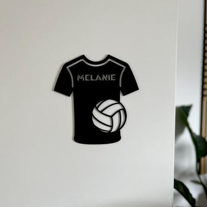 Handball Geschenk Namensschild personalisiert – Türschild & Wanddeko Kinderzimmer