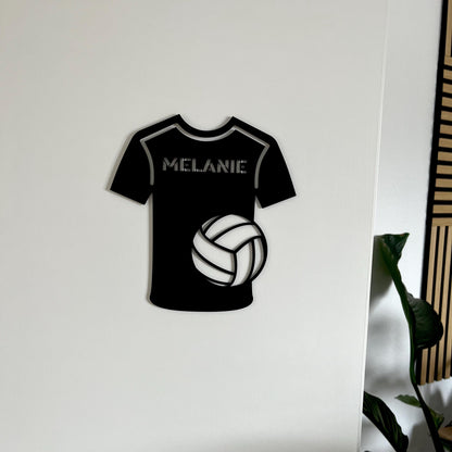 Handball Geschenk Namensschild personalisiert – Türschild & Wanddeko Kinderzimmer