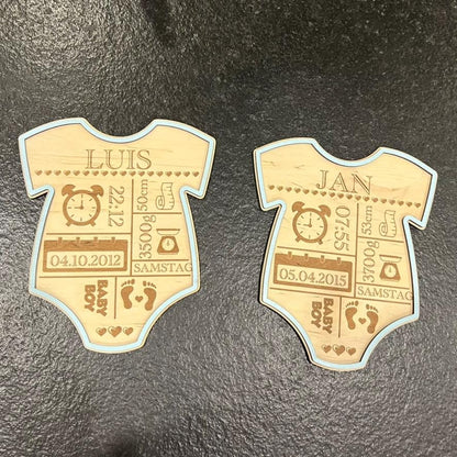 Personalisiertes Geburtsschild herzlich willkommen  verschiedene Farben, 3d-optik aus Holz Geschenk Geburt, Taufe, Geburtstag, Name
