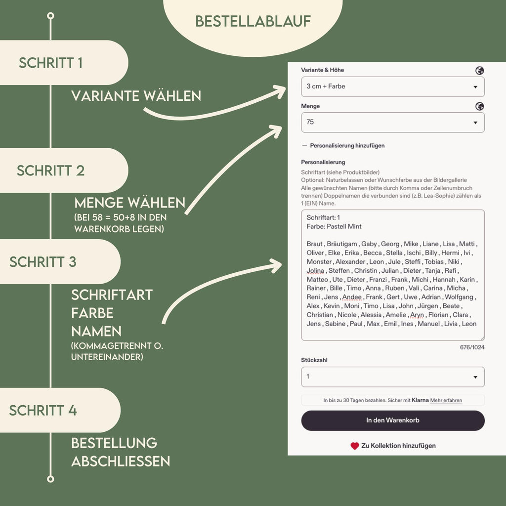 Baptism name card wood – FSC birch plywood name tag in various colors