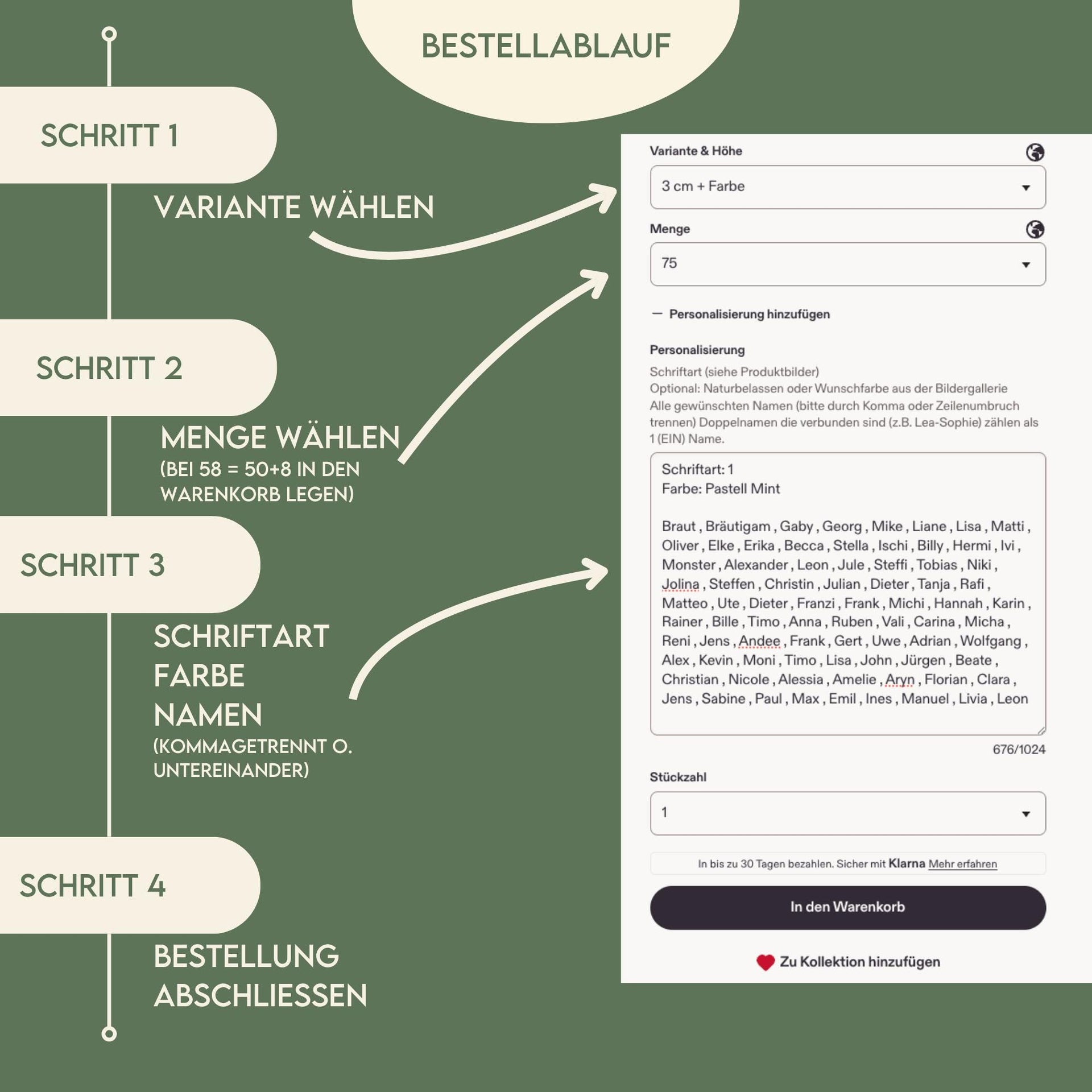 Tischkarte Taufe Holz – Namensschild aus FSC-Birkensperrholz, verschiedene Farben