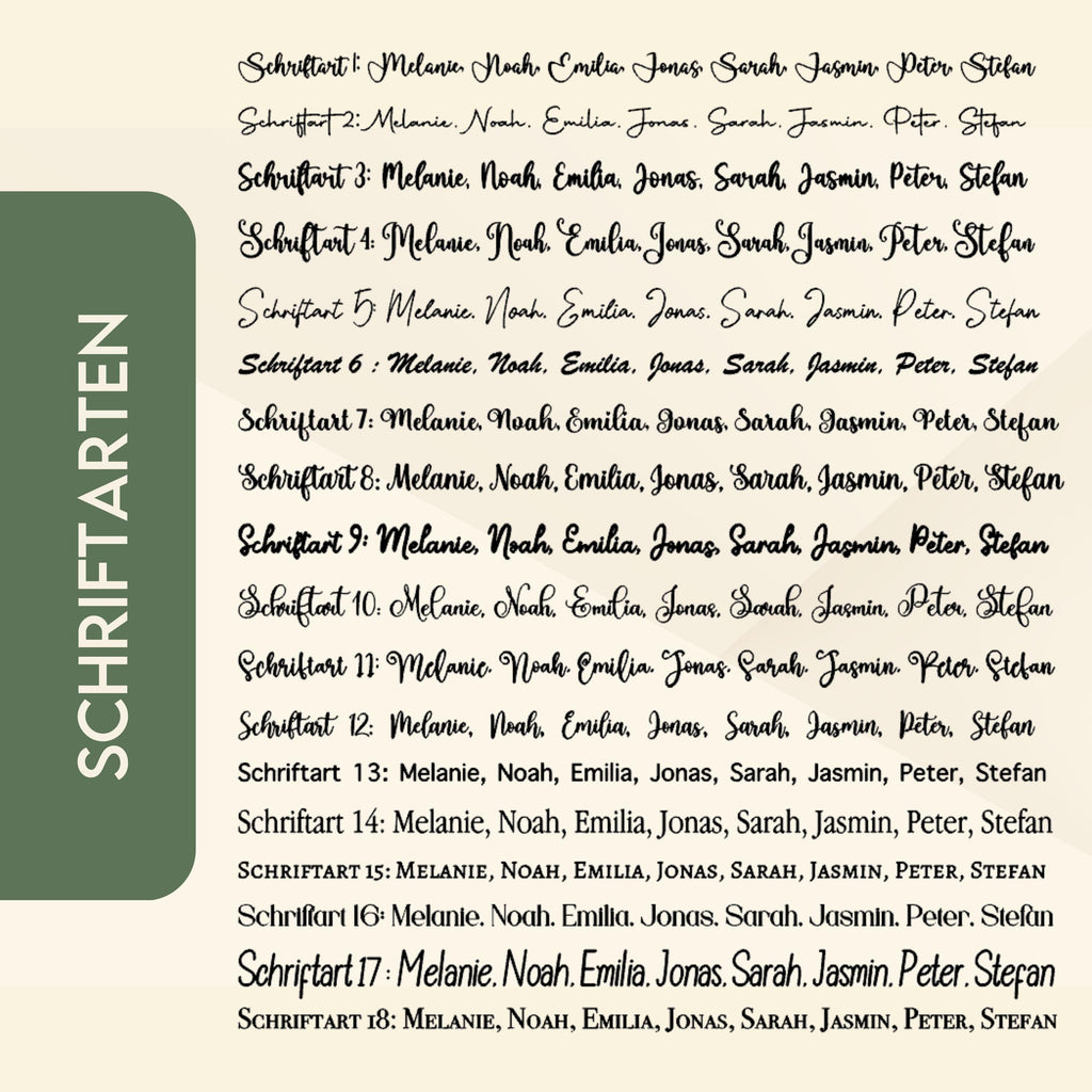 Holzanhänger personalisiert graviert | Platzkarten Hochzeit Holz rund & Herz 5 cm | Namensanhänger Tischkarten | Gastgeschenk Anhänger