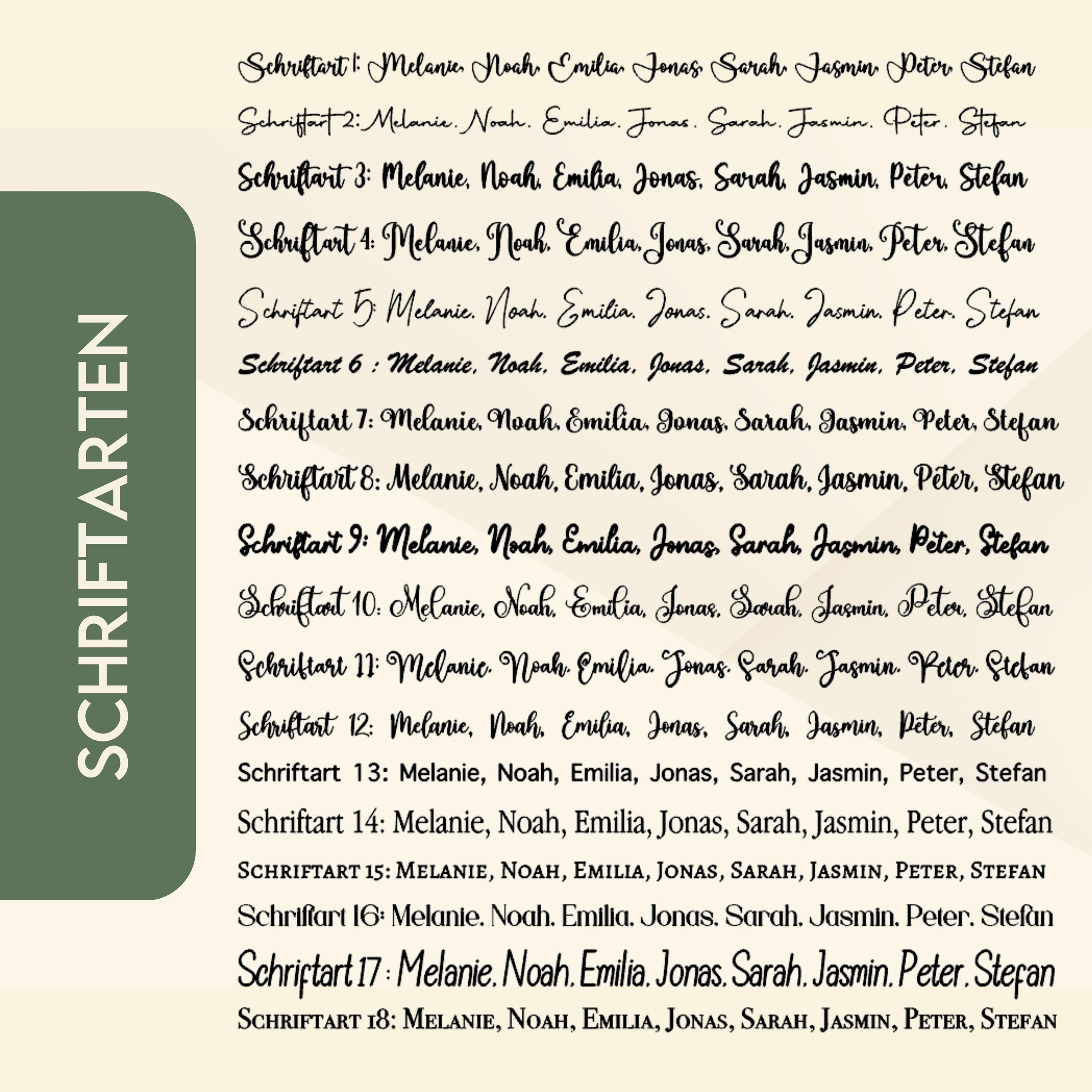 Holzanhänger personalisiert graviert | Platzkarten Hochzeit Holz rund & Herz 5 cm | Namensanhänger Tischkarten | Gastgeschenk Anhänger