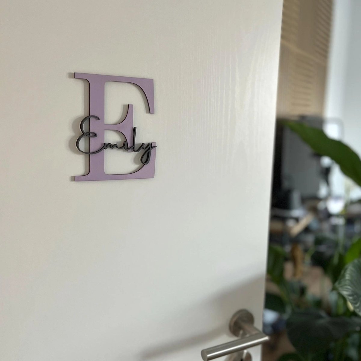 Kinderzimmer Türschild aus Holz | Namensschild Kinderzimmer - LaserArt Germany