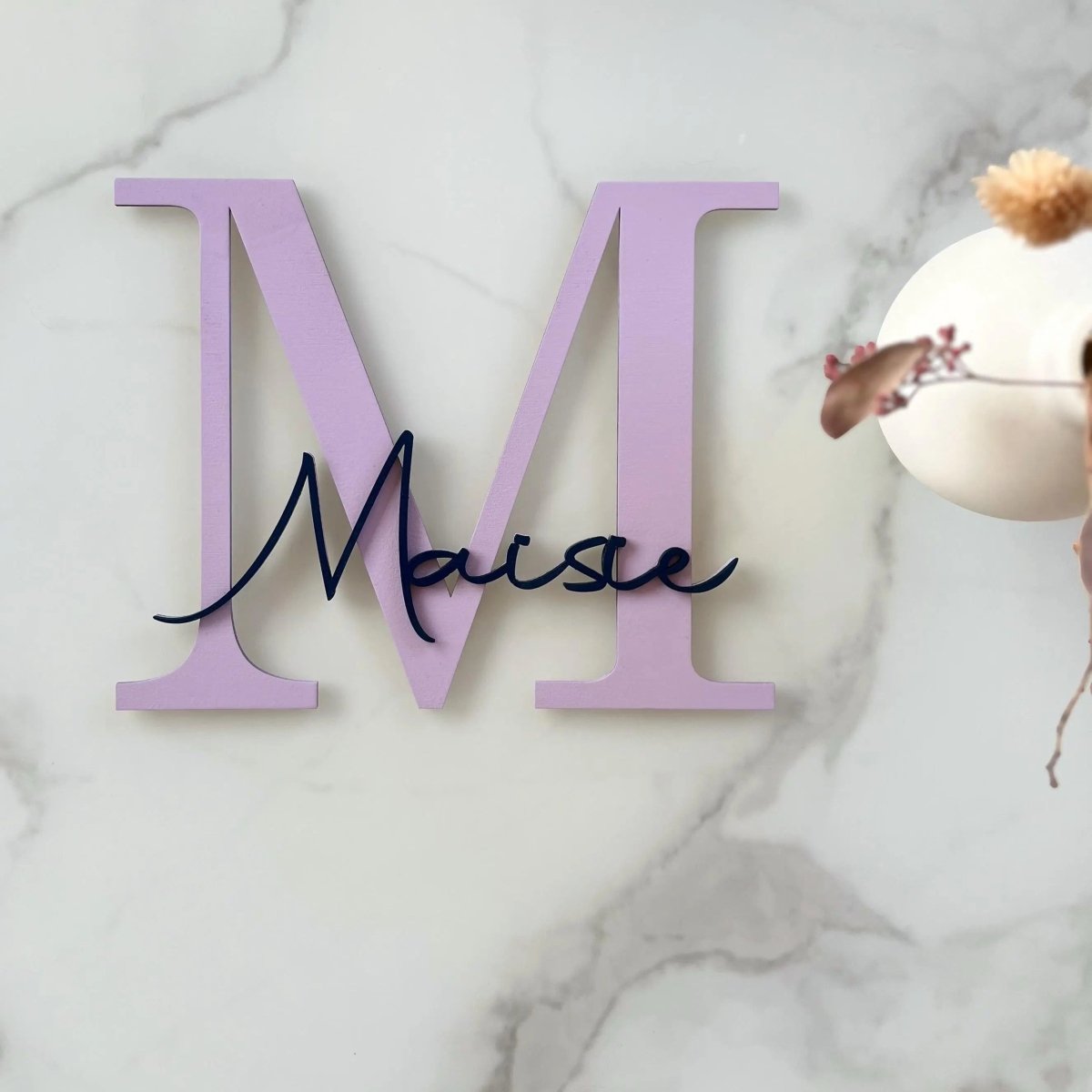 Kinderzimmer Türschild aus Holz | Namensschild Kinderzimmer - LaserArt Germany