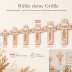 Kommunionkreuz aus Holz personalisiert | Konfirmation - LaserArt Germany