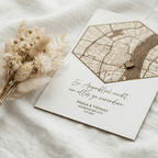 Koordinatenkarte aus Holz | Einzugsgeschenk personalisiert - LaserArt Germany