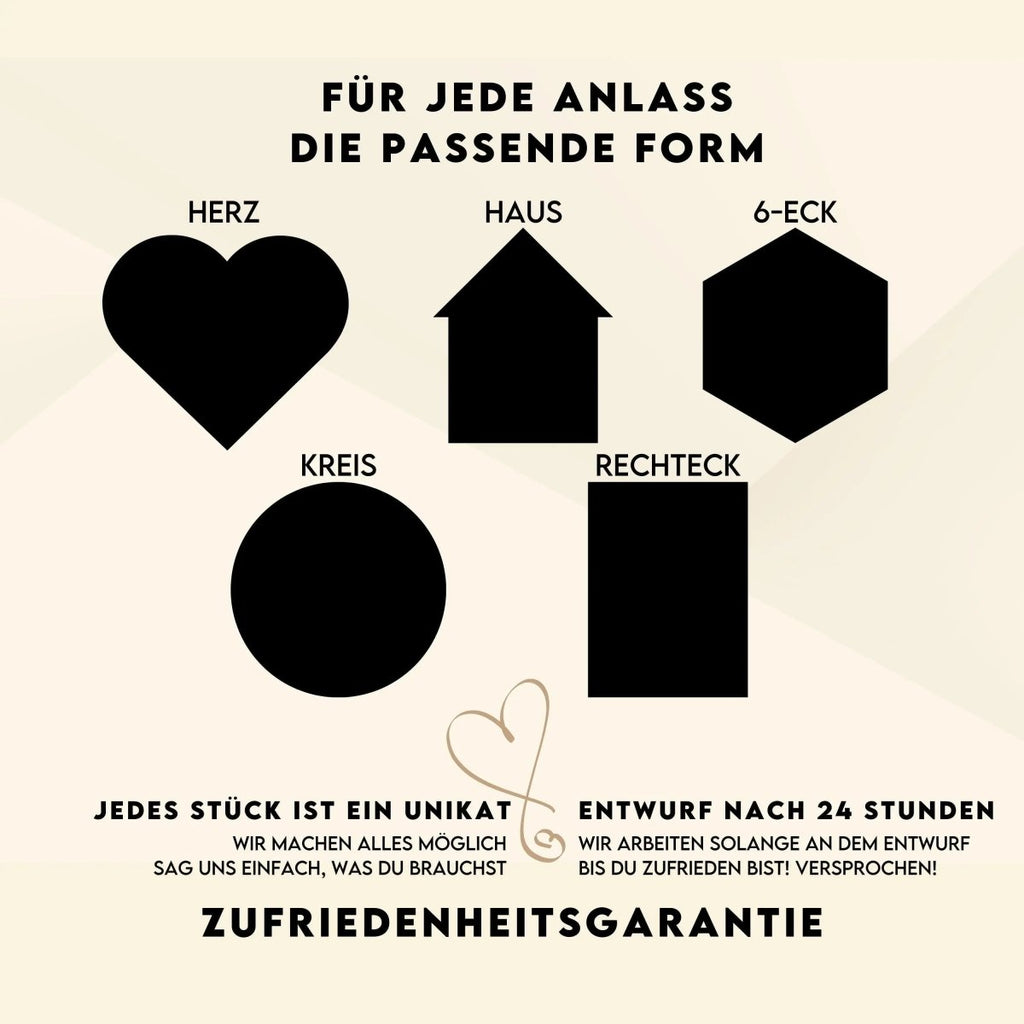 Koordinatenkarte aus Holz personalisiert – Geschenk für Paare & Erinnerung für Paare - LaserArt Germany