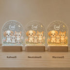 Farm night light motif 4 in the light colors cool white, neutral white and warm white