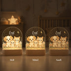 Farm night light motif 4 in three brightness levels bright, medium and soft
