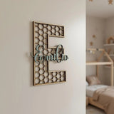 Namensschild Kinderzimmer | personalisierter Schriftzug Acryl & Holz - LaserArt Germany