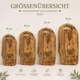 Olivenholzbrett mit Stadtkarte personalisiertes Hochzeitsgeschenk – In der Geschenkverpackung
