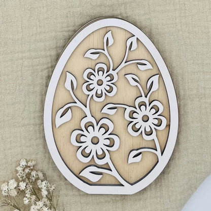 Osterei Geldgeschenk aus Holz Personalisiert & lackiert Ideal für Ostern, Geld sowie Gutscheinkarten haben Platz - LaserArt Germany